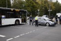 VU Bus Pkw Koeln Porz Gremberghoven Steinstr Konrad Adenauerstr P40